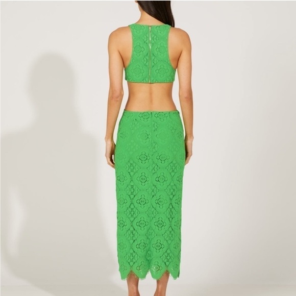 BNWT ALICE MCCALL LIME YVONNE MIDI DRESS - Picture 4 of 12